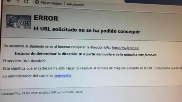Ciberataque contra el Ayuntamiento de Jerez de la Frontera