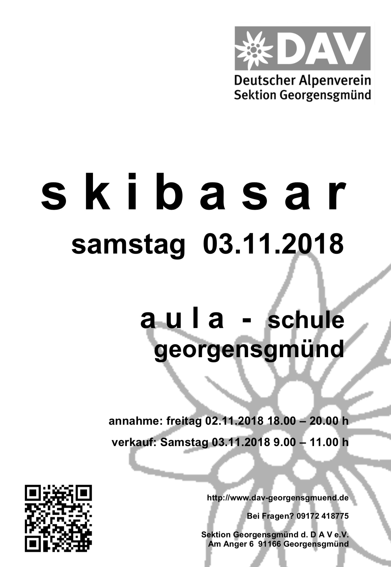 Skibasar Dav Georgensgmund 02 11 Und 03 11 2018 Dav Georgensgmund