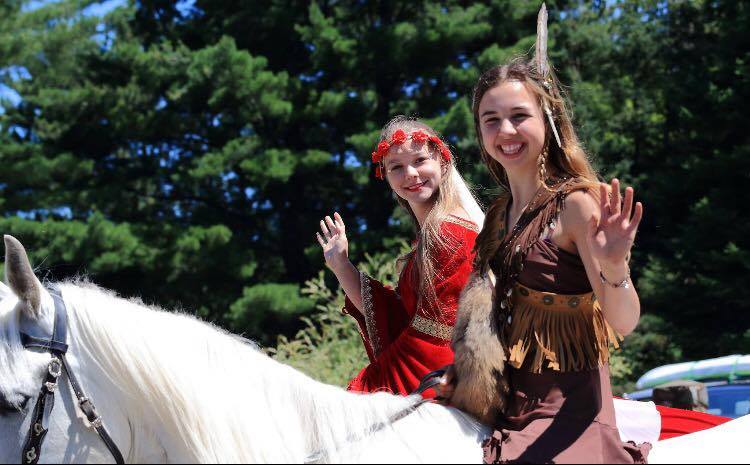 Lors du Festival western à Saint André Avelin cet été