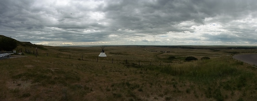 Aussicht vom Head-Smashed-In Buffalo Jump Museum
