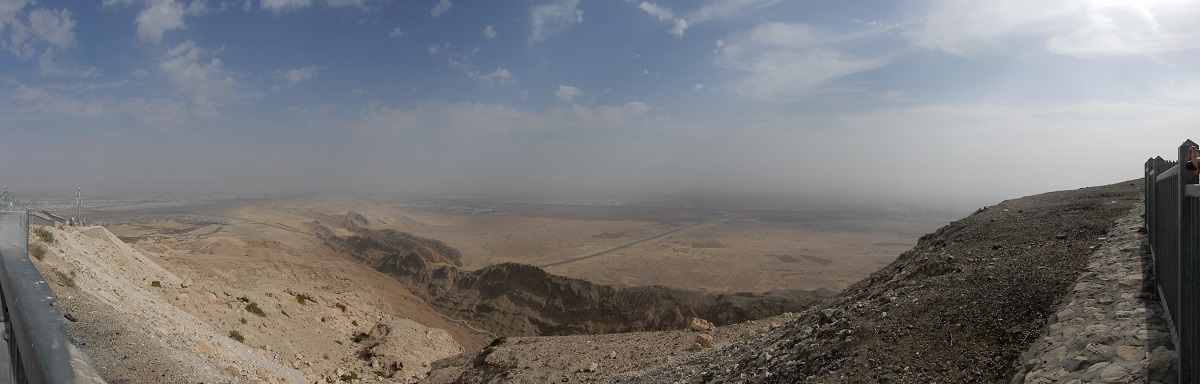 Aussicht  vom Jebel Hafeet auf Al-Ain