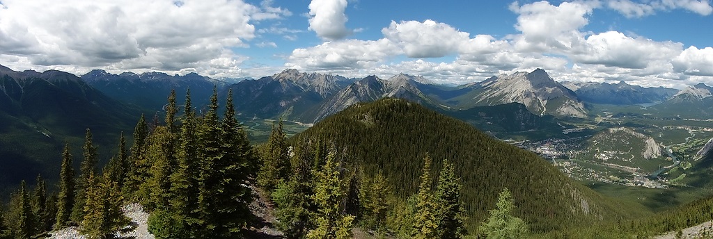 Ausblick vom Sulphur Mountain