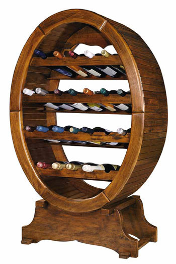 Articolo 51211 - Porta bottiglie (contiene fino a 24 bottiglie) - (Larghezza cm.79, Profondità cm.31, Altezza cm.123)