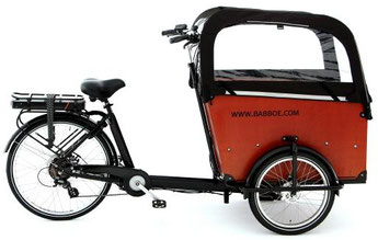 Babboe Lastenfahrrad mit Elektromotor Big-E 2017