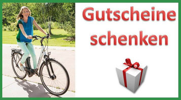 Geschenkidee gesucht – Verschenken Sie einen e-Bike Gutschein