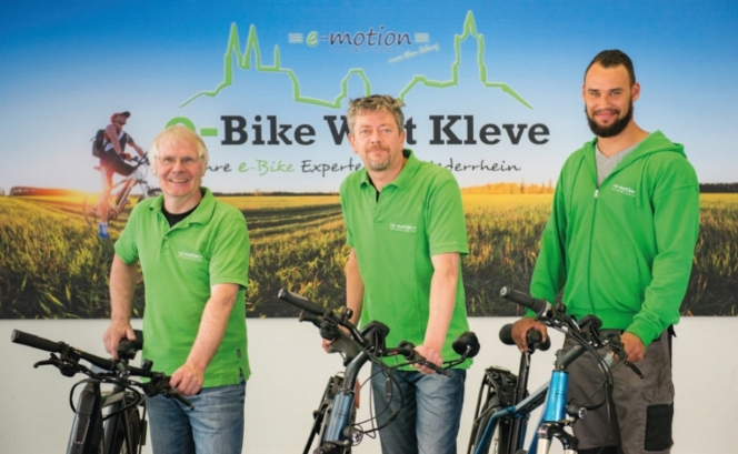 Im Shop in Kleve können Sie alles rund um das Thema Falt- und Kompaktrad erfahren.
