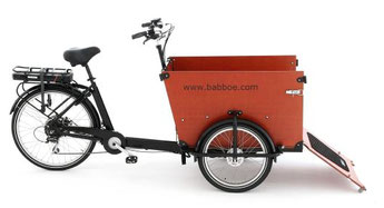 Babboe Lastenfahrrad mit Elektromotor Dog-E 2017
