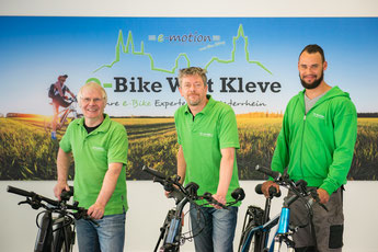 Die e-motion e-Bike Experten in der e-motion e-Bike Welt in Kleve