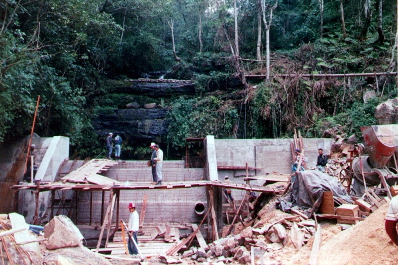 1992年完成の灌漑施設工事２