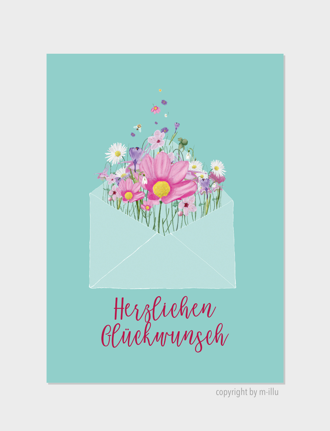 Glückwunsch Umschlag