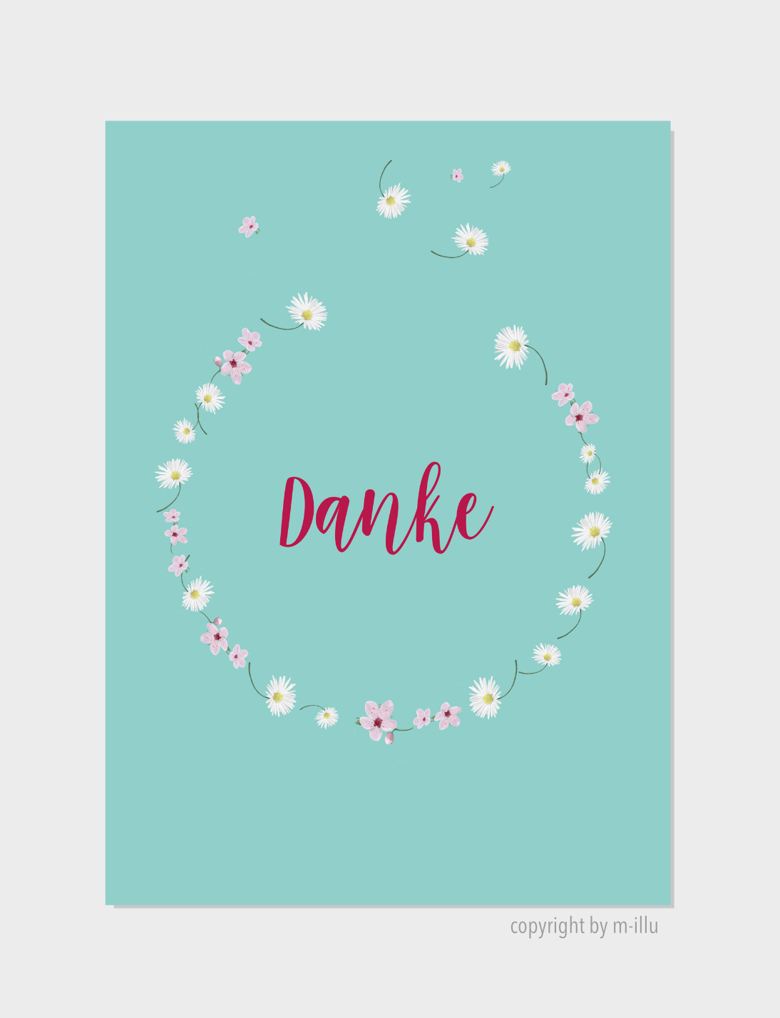 Danke blau 