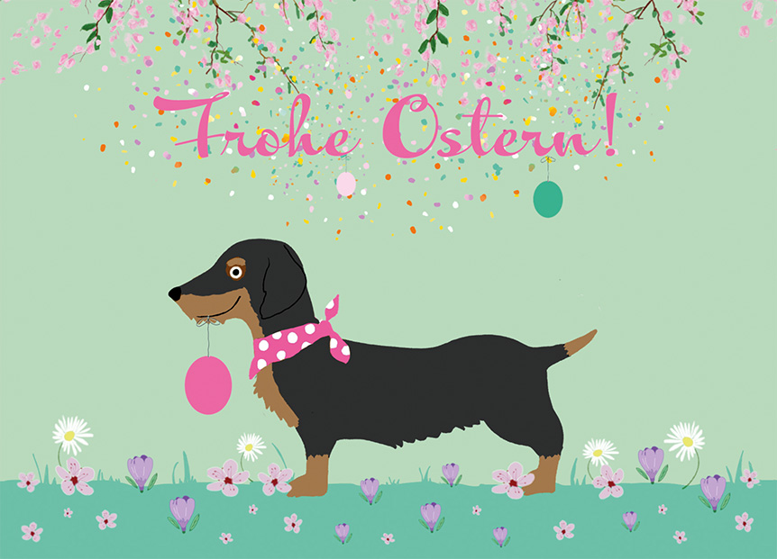 Dackel Ostern