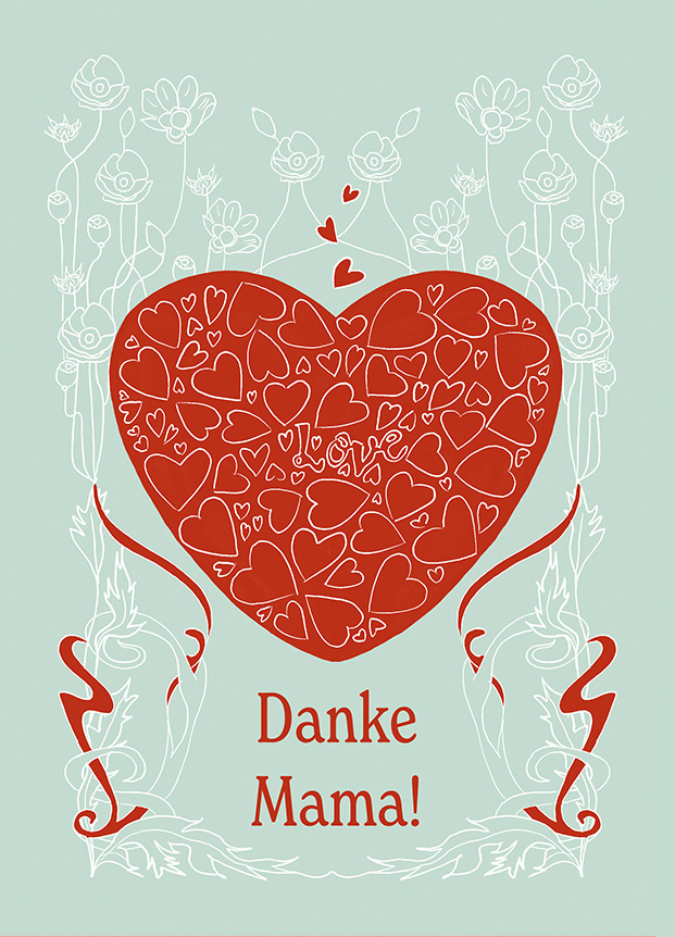 Danke Mama Jugendstil