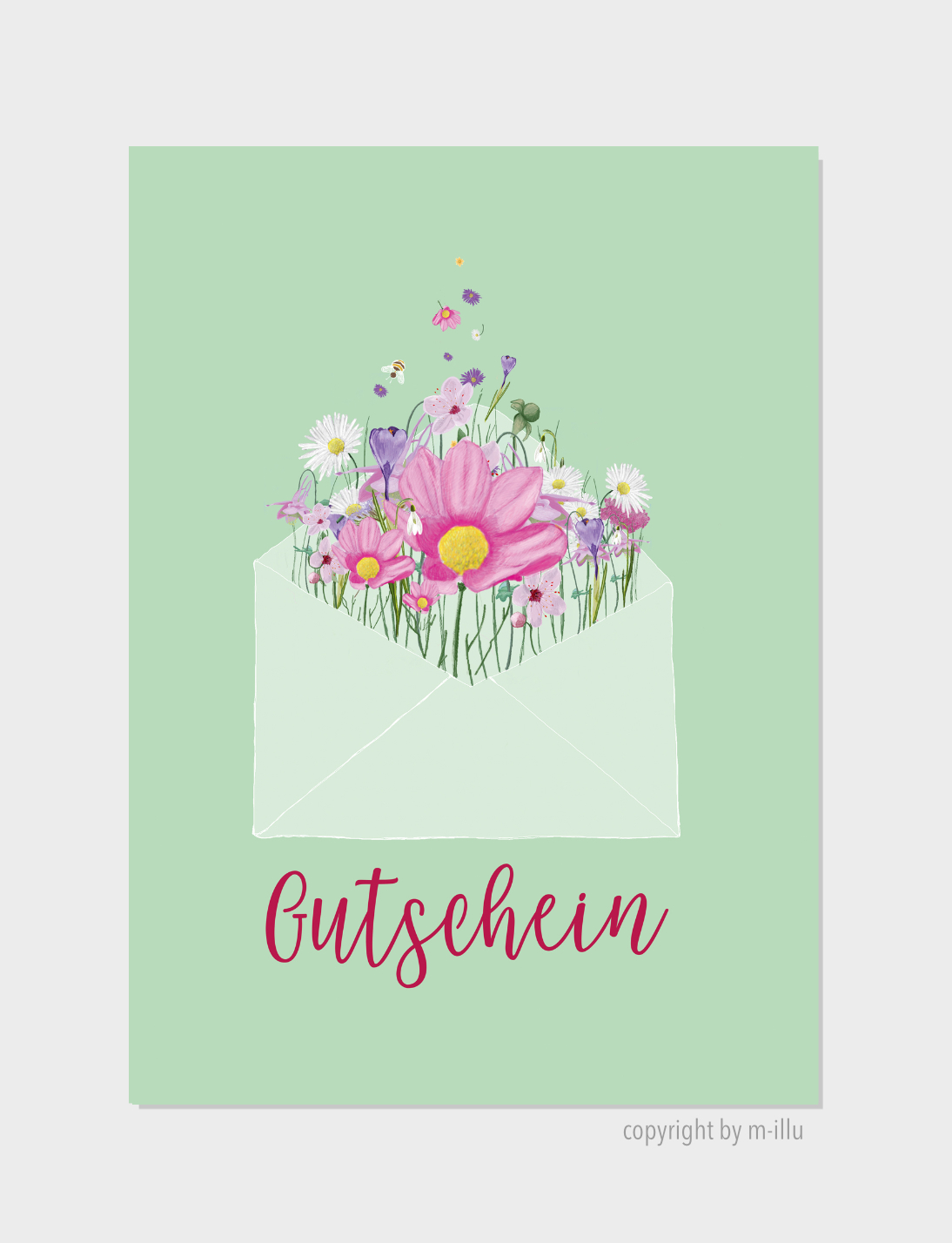 Gutschein Umschlag
