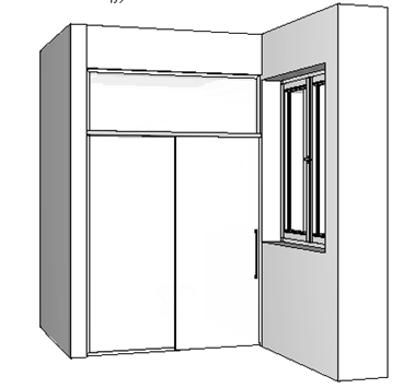 Glastrennwände und Lichtdecke für Nasszellen - MED-SPACE Modular Solutions