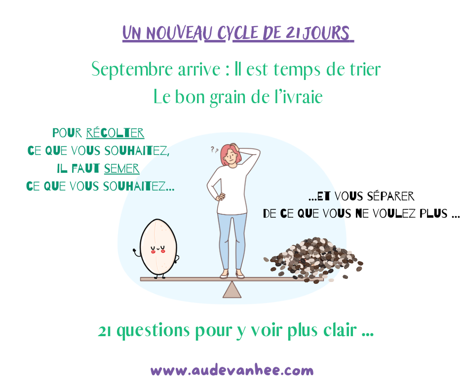 Il est temps de faire le tri ...