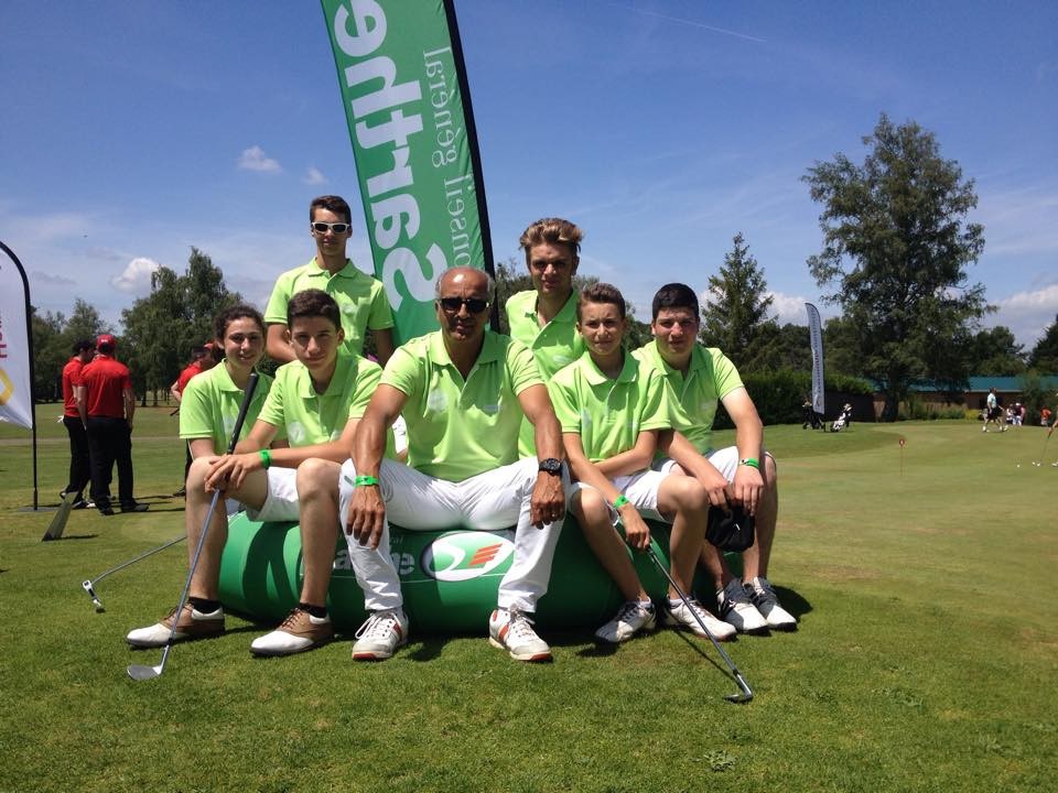 L'équipe des jeunes du comité de golf de la Sarthe