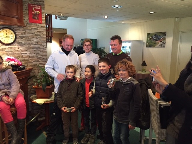 Les vainqueurs en greensome