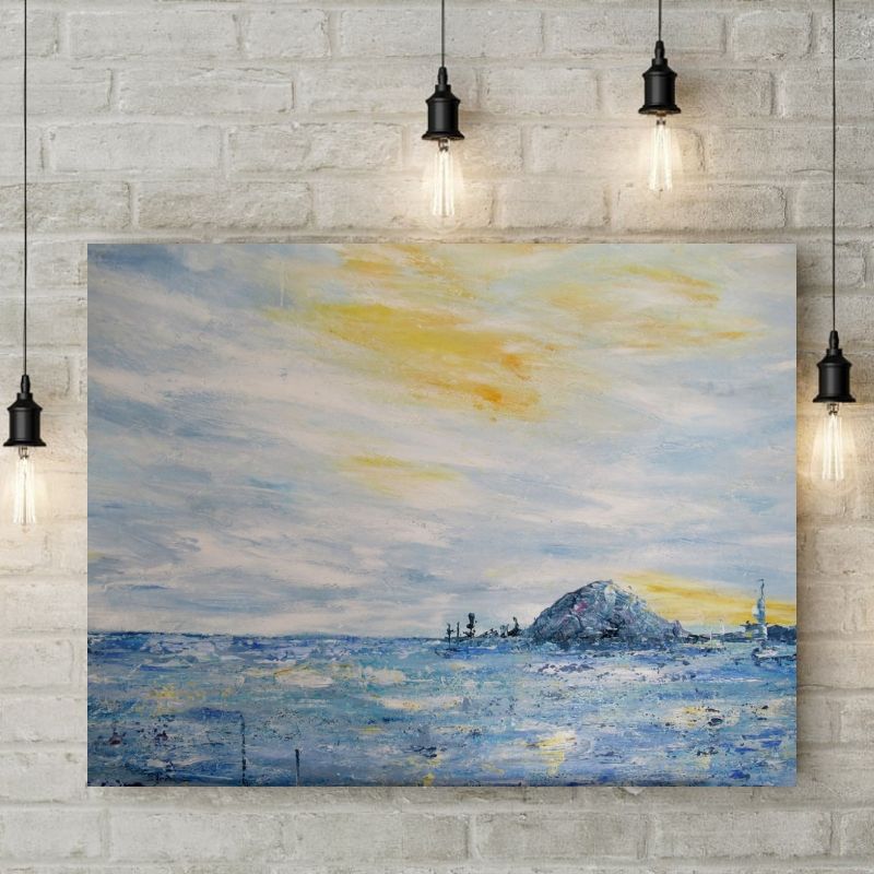 tableau-abstrait-bleu-jaune-paysage-marin-mer-ocean-peinture-abstraite-art-moderne-decoration-tendance