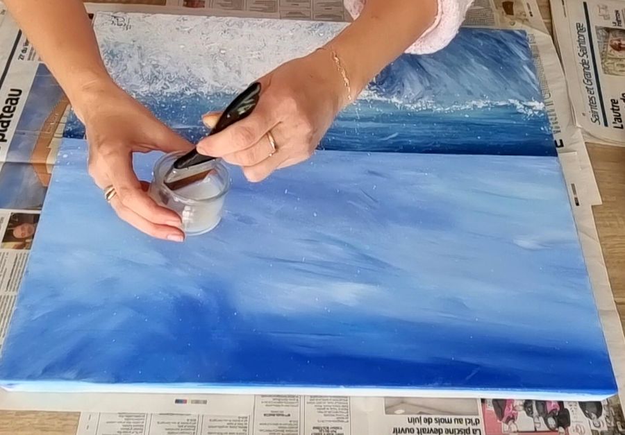Tuto et DIY faciles peinture acrylique, activité enfant Audrey Chal artiste peintre francaise