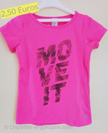 decathlon tee shirt fille