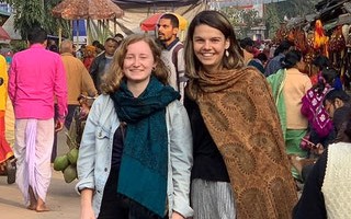 Jasmijn en Ezra in Kolkata (januari 2020)