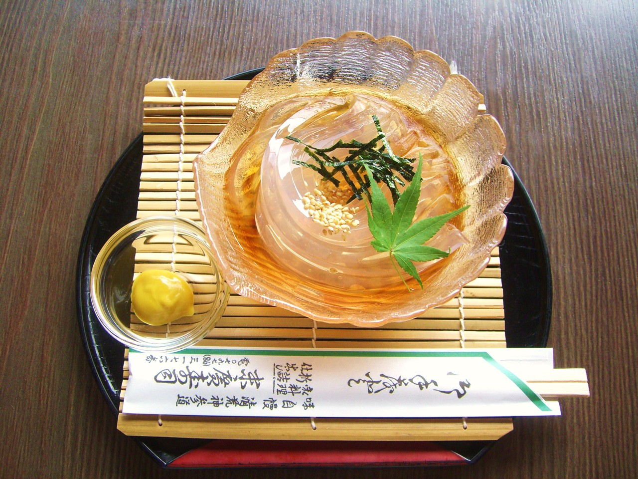 香住産の天然天草で作ったところてん