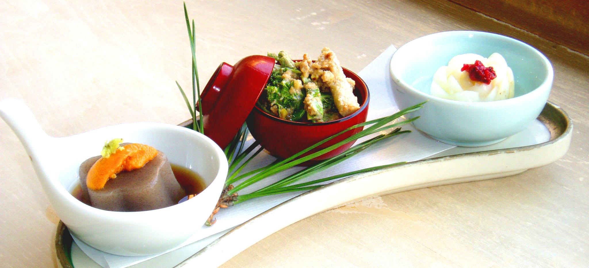 Appetizer simmered lily burb