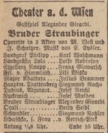 Theaterzettel Luise Robinson
