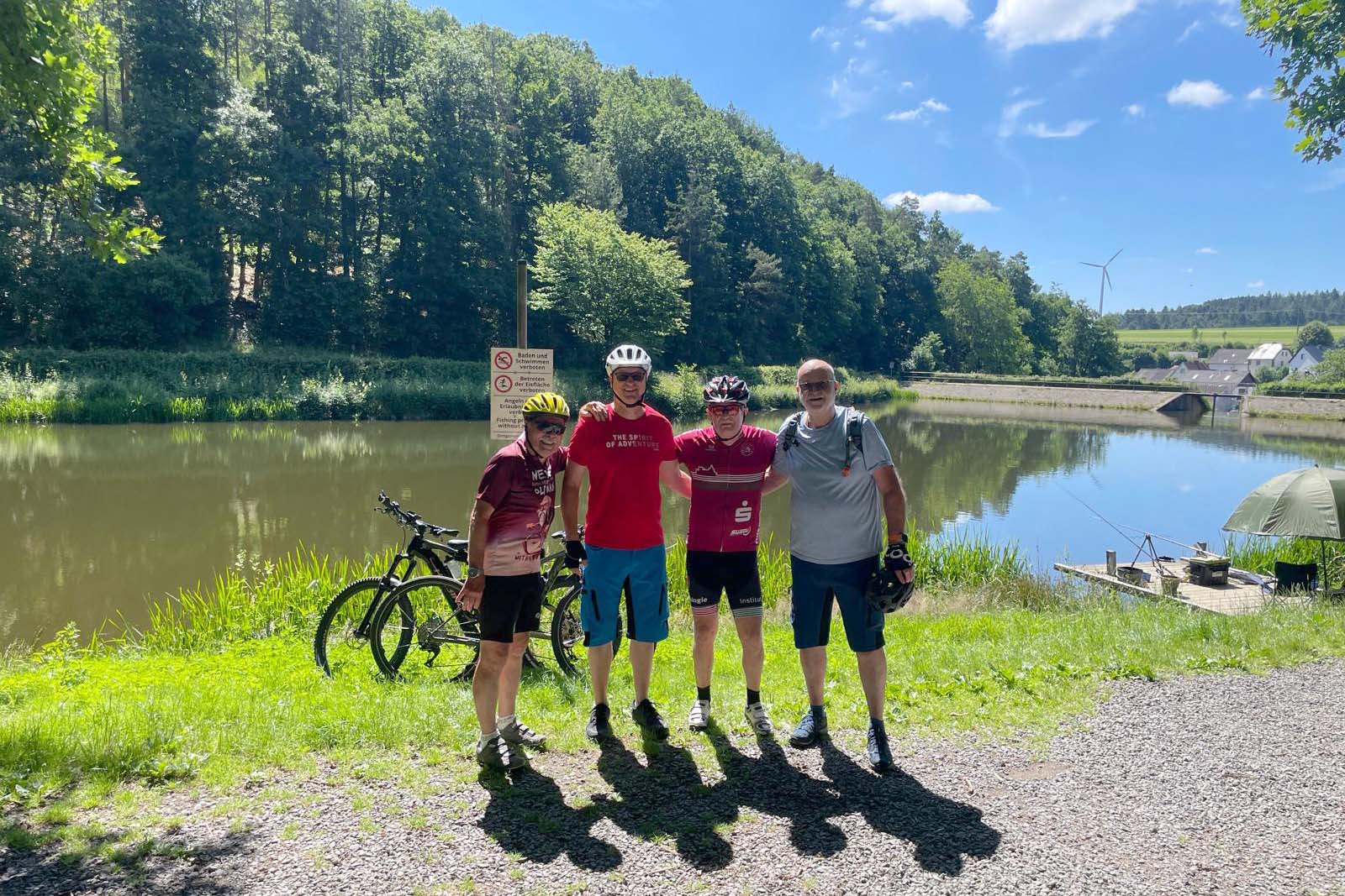 29.06.2025: Die E-Bike-Gruppe "on Tour"
