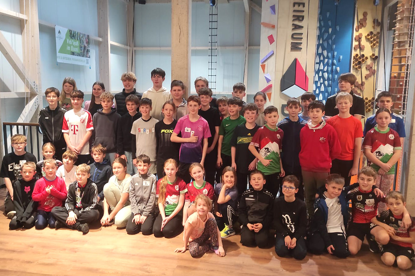 25.01.2025: Die RSC-Kids beim Fun-Climbing in Andernach