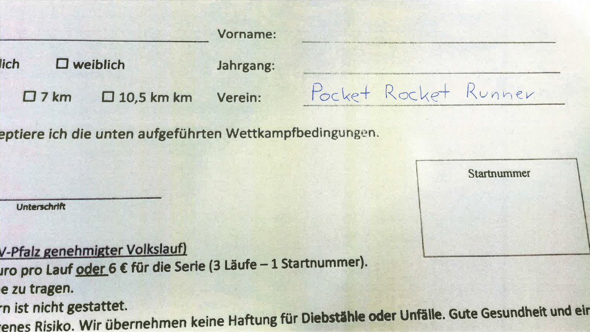 Werde pocket rocket runner Pocket Rocket Runner