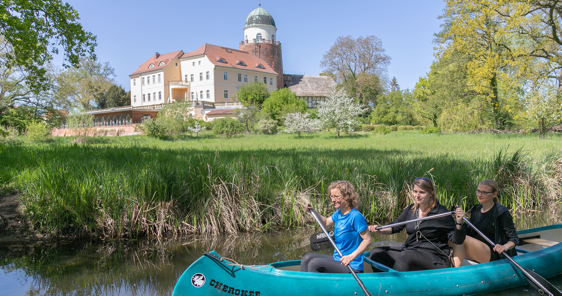 Die Löcknitz ist der Haupt-Nebenfluss der Elbe