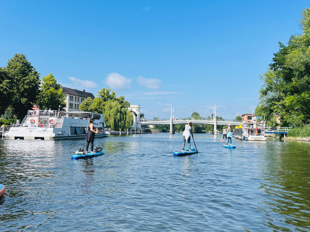 SUP-Tour auf der Havel in Brandenburg