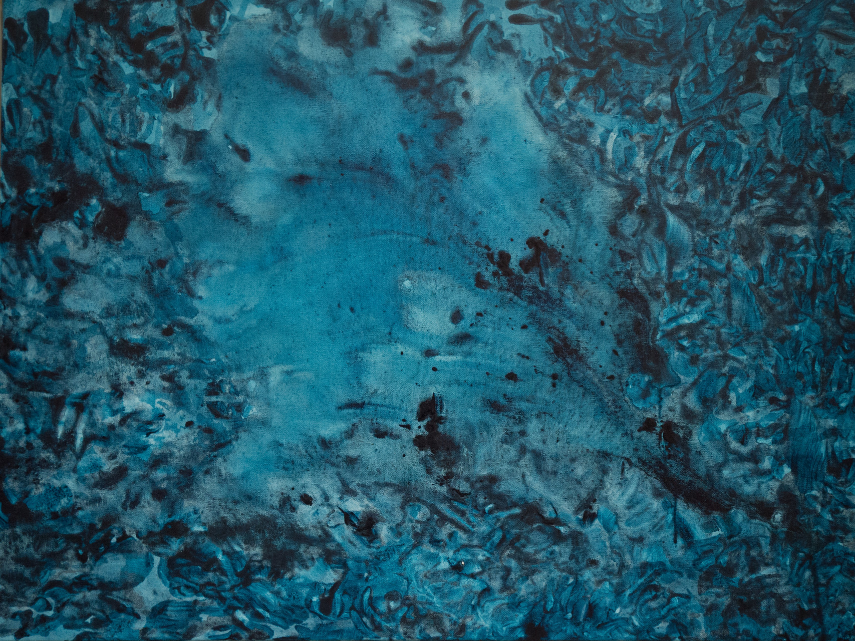 2013 Blaue Dimension - Leinwand 60x80cm