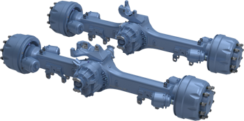 Planetary Rigid Tandem Axles