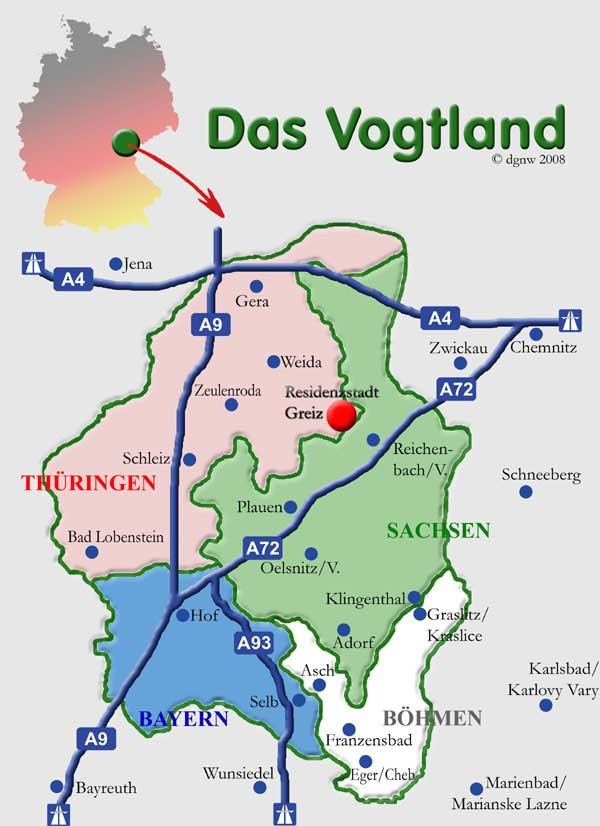 Das Vogtland als Ganzes