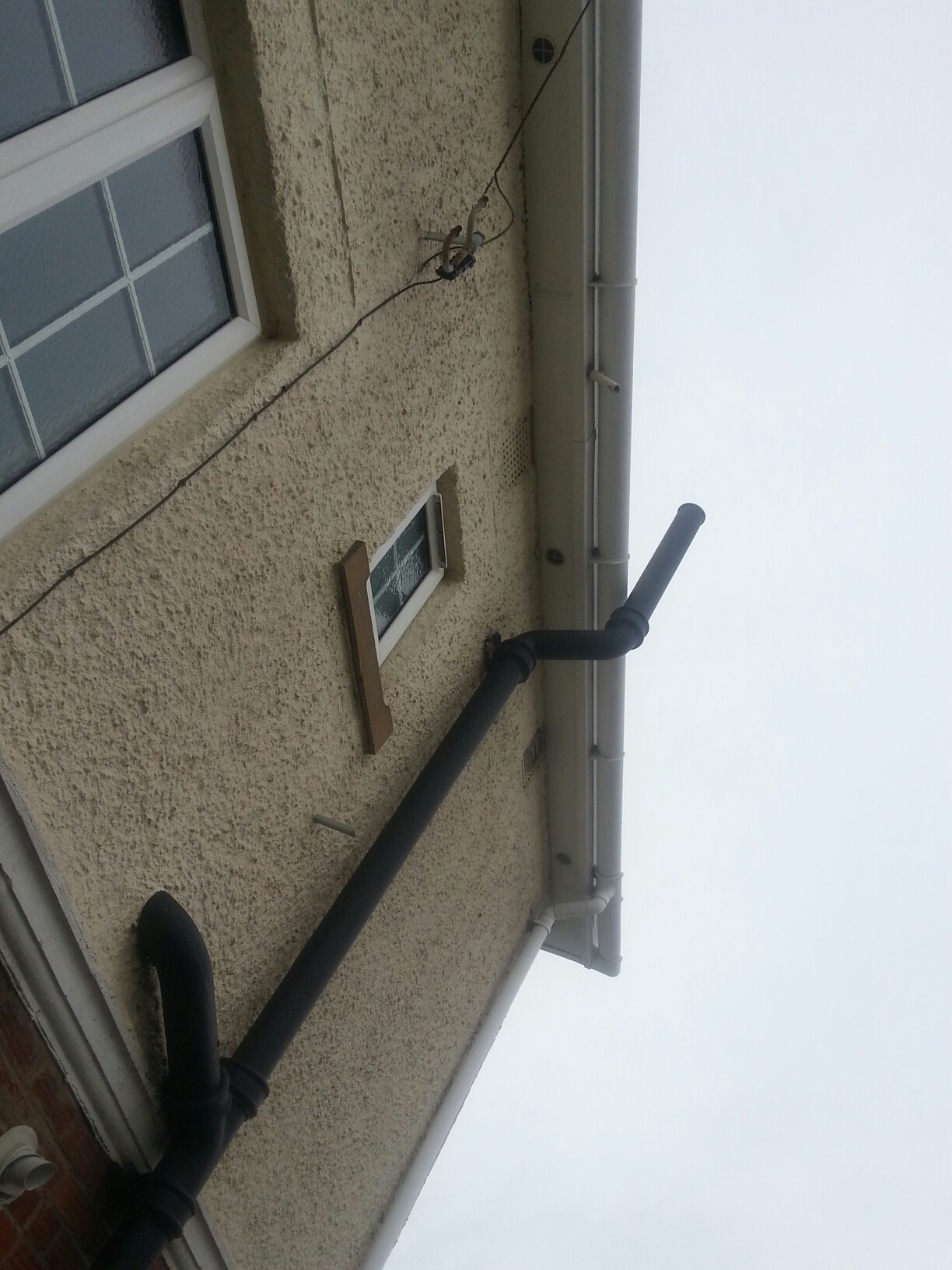Cleaned Gutters and soffit 