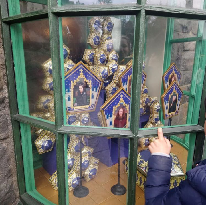 They sold sweets from Harry Potter, like the chocolate frogs