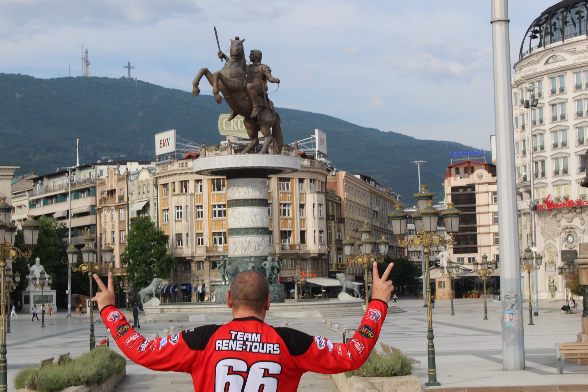 Makedonien-Tour, Skopje, Alexander Statue Skopje, Nord-Mazedonien