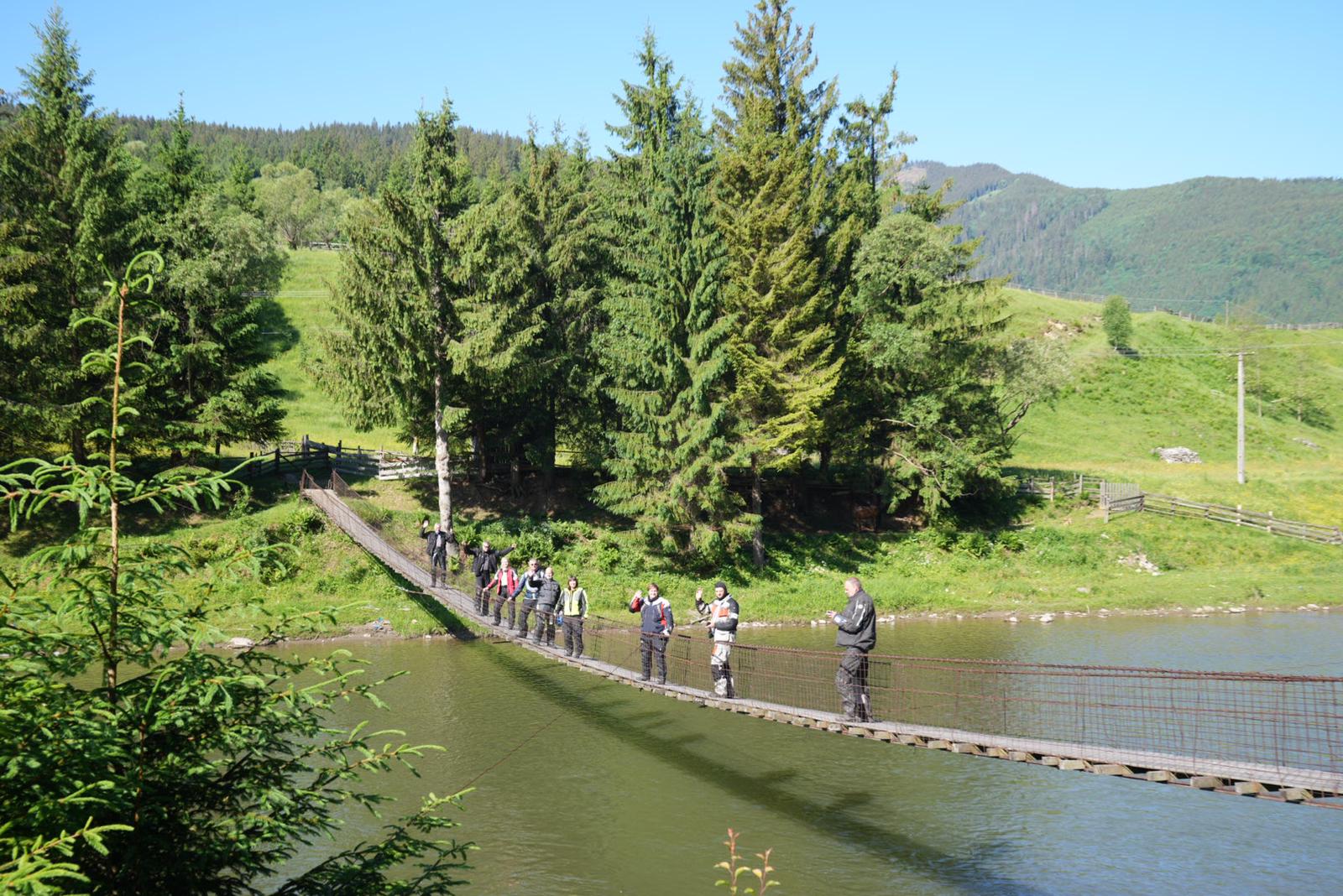 Donaudelta-Tour, Hängebrücken - Rumänien