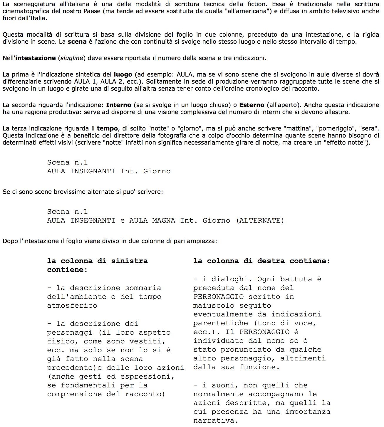 copione musical scarica