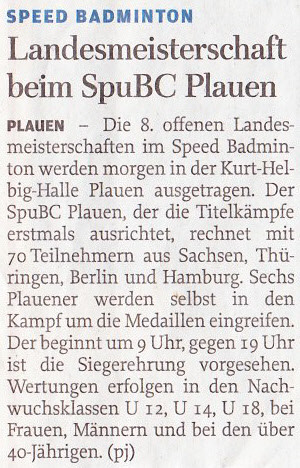 Freie Presse vom 26.06.2015