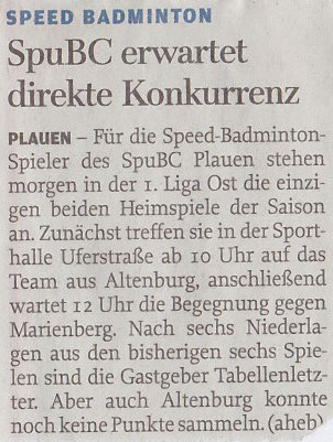 Freie Presse vom 29.05.2015