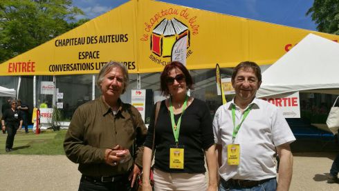 salon-du-livre-saint-cyr-sur-loire, Merci pour cette invitation. Merci à mes amis!  Mai 2017