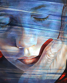 Apaisement - 100x81 cm - Acrylique sur toile