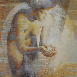 Offrande - 80x80 cm - Acrylique sur toile