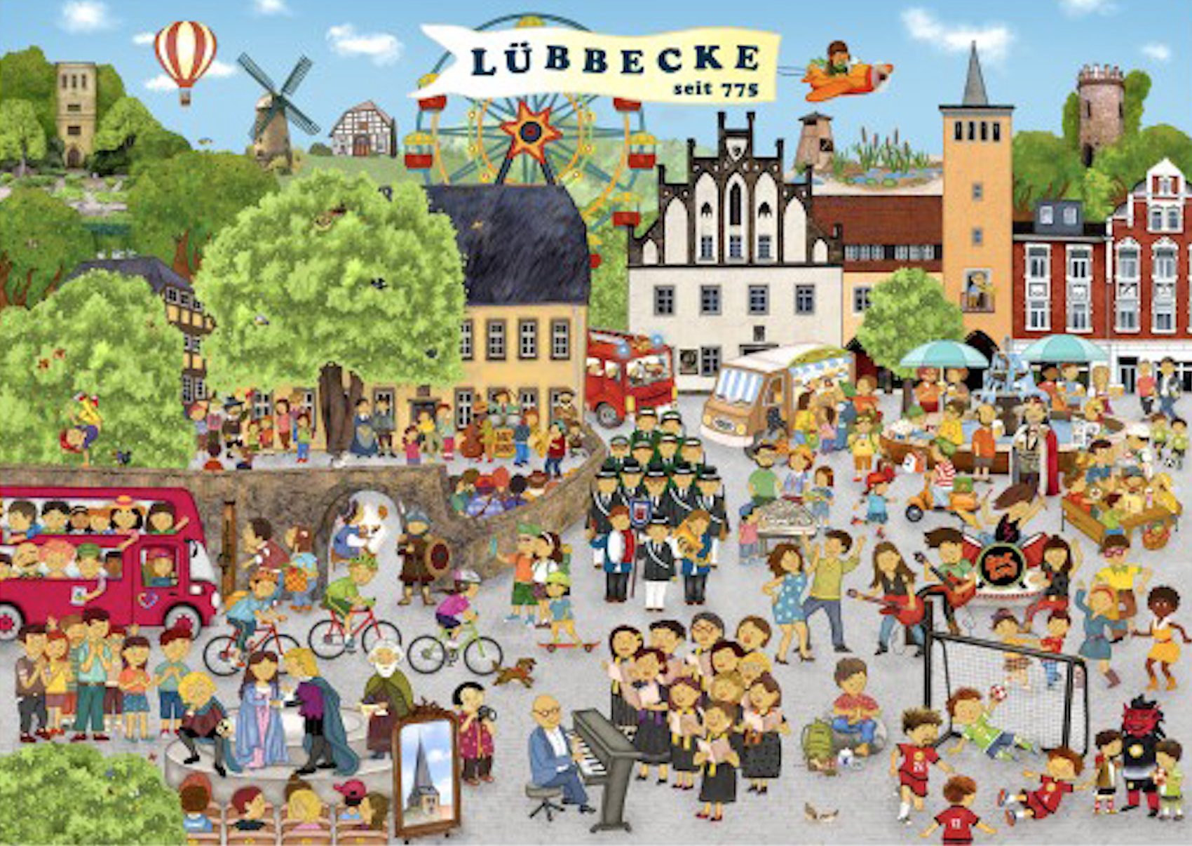 Wimmelbild für Lübbecke