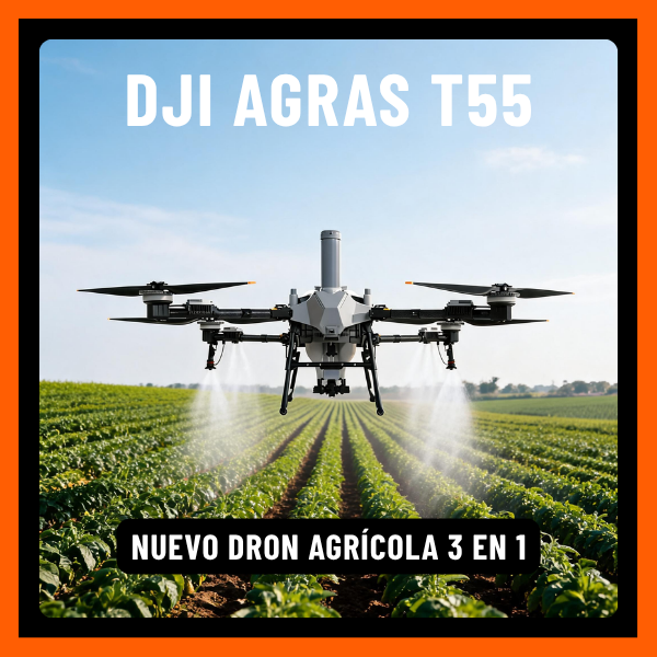 Nuevo dron agrícola 3 en 1: así funciona la tecnología detrás del Agras T55