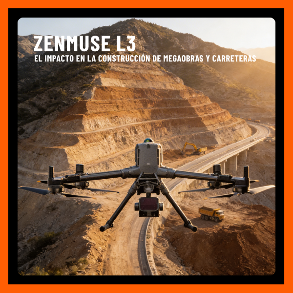 Cartografiando México: El impacto del Zenmuse L3 en la construcción de megaobras y carreteras